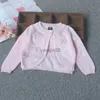 Pullover 0-4yrs Kids Cardigan Jacket Girls White Butterfly Cute Baby Shrug Sweater 1 2 3 4 Years Children Clothes OGC215417 HKD230719