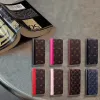 Belas caixas telefônicas para 14 13 Pro Max Luxury Official Leather Card Slots