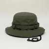 Berety Wysokiej jakości system kubełkowy Unisex Fisherman Cap Letnia jesienna bawełniana bawełna