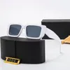 مصمم نظارات شمسية مربعة صيف للنظارات للرجال للسيدات أزياء كاملة الإطار الظل الظل Goggle Sun Glasses Mens 6 Colors with Box