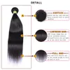 Elibess Hair-Whole Brazilian Virgin Human Hair Bundles 50g 조각 4 번들 10 ''-26 ''Straight Wave219U