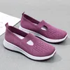 Fabric Sandals For Womens Ladies Classic Old Lady Summer Walking Shoes Slipper Black Red Pink Beige 2023 Loafers