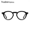 Lunettes de soleil Trudren Vintage Crown Panto sans ordonnance lunettes transparentes pour hommes femmes Anti lumière bleue protecteur d'écran verre pour les yeux 2010