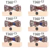 Bow Ties Vintage Ploral Printchild Bowtie مجموعات خشبية أطفال الحيوانات الأليفة رجال الفراشة حفل عشاء زفاف التمسح هدية 230718