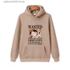 Heren Hoodies Sweatshirts Nieuwe Cartoon Anime One Piece Winter Manga Hoodie Mannen Casual Streetwear Luffy Cool Zoro Sweatshirt Grafische Hip Hop Hoody Unisex T230719