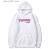 Męskie bluzy bluzy Justin Bieber Hoodies pyszne różowe mężczyźni kobiety Hiphop uśmiechają się śliczna koszula sweter t230719