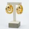 Dangle Chandelier Dubai African Earrings for Women Gold Plated Hoop Earrings Weddings Bridal Gold Color Irregular Drop Earrings Nigeria Accessory 230718
