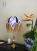 Lampes de table La dernière lampe chinoise bleue et blanche Étude Salon Chambre Atmosphère Chevet Décoratif