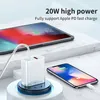 20W Charger USB C PD Fast Charger Block USB Typ C Wall Charger Adapter för iPhone