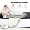 Masseur de jambes Masseur à compression d'air à 6 cavités Taille du mollet Dos Pied Pressothérapie Bras Soulagement de la douleur Massage du corps Physiothérapie 230718