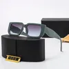 مصمم نظارات شمسية مربعة صيف للنظارات للرجال للسيدات أزياء كاملة الإطار الظل الظل Goggle Sun Glasses Mens 6 Colors with Box