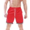 Shorts pour hommes Mode pour hommes Ourlet rayé Cordon de serrage Ceinture élastique Pantalon court Vacances Plage Maillot de bain Basketball Gym Sportwear