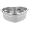 Plates South Korea Cookie Platter Dipping Bowl Serving Plate Dessert Stainless Steel Metal Snack Camping Dish
