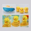 Sand Play Water Fun Baby Toy Electric Duck Bath Game Water Spray Floating Dusch Toy Bathtub Faucet Water Sprayer Duckling Toy Barn 1 till 3 år 230719