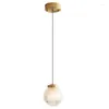 Hanglampen 2023 Kroonluchter Amerikaans Licht Luxe Modern Messing Veranda Gang Creatieve lamp voor woonkamer