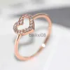 ZHOUYANG Ringen Voor Vrouwen Meisjes Zoet Romantisch Schattig Hart Zirkoon 3 Kleur Bruiloft Dagelijks Vingerringen Mode-sieraden R916 J230719