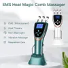 Herramientas de limpieza Accesorios EMS Calor Mágico Masajeador Vibración Masaje profundo Rojo Azul Terapia Rejuvenecimiento de la piel Apretar Dispositivo de belleza antiarrugas 230718