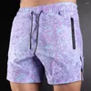 Running Shorts 8 Color Camouflage Sport Beach Men Sportswear Double-deck 2 In 1 Summer Gym Fitness Training Jogging Bottoms