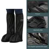 Rain Boots 1 Pair Rainproof Shoes Cover Thick Waterproof Reusable Motorcycle Cycling Bike Overshoes Outdoor Antislip Boot 230718