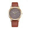 Armbandsur Top Brand Women's Casual Quartz Leather Band Sky Watch Analog Wrist Wristwatch Ladies Armband Luxury Relogio