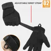 Handskar sporthandskar Taktiska handskar Full Finger Outdoor Sports Army Militärhandskar Mäns antiskid paintball Shooting Airsoft Bicycle Co