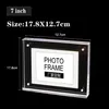 Magnetic Transparent Crystal Po Frames For Pictures Acrylic Po Frame Creative Mini Home Decoration Birthday Gift Premium233a