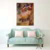 Ballerina Canvas Art Two Dancers Edgar Degas Painting Hand Oil Painted Home Office Wall Decor Modern