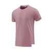 Mens camisetas Ll-R661 Yoga Outfit Mens Ginásio Camiseta Exercício Fitness Wear Sportwear Trem Basquete Correndo Camisas Soltas Ao Ar Livre Top Dhrjm