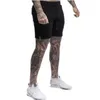 Pantalones cortos para hombre estilo Tide Zip Pocket Gyms Fitness Hombre 2023 verano ocio al aire libre correr Jogger playa entrenamiento cintura pantalones deportivos