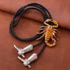 Bolo Ties 3D en trois dimensions scorpion bolo cravate pendentif équestre chemise accessoires américain western cowboy style cravate HKD230720