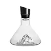 Wine Glasses Decanter Transparent Lead Free Crystal Glass Dispenser Flask Clear Accessories Barware Creative Iceberg Decanters 230719