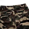 Men's Shorts Summer Men's Camouflage Camo Cargo Shorts Casual Cotton Baggy Multi Pocket Army Military Plus Size 44 Breeches Tactical Shorts L230719