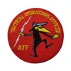 TACTICAL OPERATIONS OFFICER AFF Police Embroidery patch for Clothing Jeans Bag Decoration Iron on Patch 270R