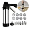 Gâteau Outils En Acier Inoxydable Crème Décoration Pistolet Ensembles Cookie Making Machine Buses Moule Pâtisserie Seringue Extrudeuse Cuisine Cuisson 230719