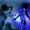 Стадия Wear Fashion NightClub Bar Performance Fluyscent Party Light Led Lod Tombsuit Women Gogo Футуристическая технология DWY4557341R