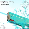 Gun Toys Automatic Electric Water Gun Toy Bursts Summer Play Watergun Toys 500ML Shark High Pressure Beach Toy Kids Water Fight 230718