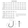 Рыбалка крючков 20 шт. Мустад 10827 Морская рыбалка Худлум 4x Живая приманка Крюк Черный никель -джиг голова Тяжелая морская рыбалка для рыбалки для хлебовов 230718