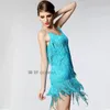 Stage Wear Roaring Finge Sequin Spaghetti Strap Twenties Great Gatsby Girls Style Party Dress Flapper Costumes For Ladies Women Female