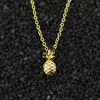 Подвесные ожерелья в тропическом стиле мини -ананасовый шарм ожерелье Женщины Мужчины Мода Ювелирные украшения Летни