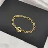 Charmarmband 12 st kedjor metallpläterad länk med OT -växel clasps smycken Bangle C1fe