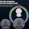 Otros suministros para fiestas de eventos Luz nocturna magnética flotante Novedad Lámpara Astronauta S er Levitación 7 Rgb Led Bluetooth Recargable Decorativo Mesita de noche 230719