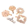 Shoe Parts Accessories 1 Pair Lady Removable Pearl Clip Buckle High Heel Charm DIY Shoes Decor 230718