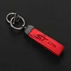 Bilnyckel sport högkvalitativ läder nyckelring 4s anpassade presentknappar med stline -bokstav för Ford St Line Stline Car Keychain X0718