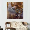 Figurative Kunst, tanzende Tänzer, Edgar Degas, handgefertigte Ölgemälde, romantische Kunstwerke, perfekte Wanddekoration für das Wohnzimmer