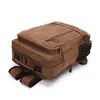 Borsoni Vintage Canvas Zaino Uomo Borsa a tracolla da viaggio di grande capacità Borsa per studenti di moda di alta qualità Zaino per laptop per notebook maschile 230718