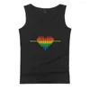 Herren Tank Tops Mode LGBT Liebe Männer Top Flagge Fitness Ärmelloses Shirt Lesben Homosexuell Sommer Weste Stolz Westen Kleidung