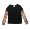 T-shirt Novità Tatuaggio Bambini Ragazze Top Bambini Ragazzi Cartoon Graphic T-shirt Cotone manica lunga Ragazzi TShirt Primavera Autunno Vestiti ragazzo x0719