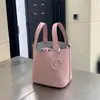 Designer Picotin Lock Bag Baobao 2023 New Togo Top Layer Cowhide Bucket Women's Summer Fashion High Grade Sense Portable Vegetable Basket 4NEK