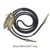 Bolo Ties Metal Cicala Bolo Tie Cowboy Cicala Cravatta per camicia Jeans Collana occidentale Cravatta intrecciata con pochi soldi Cravatta Bola HKD230719