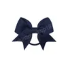 2.36 "Baby Girls Hair Bow Ties مرنة ذيل حصان الحصان ، شريط روبس ، وملحقات الشعر للأطفال الصغار